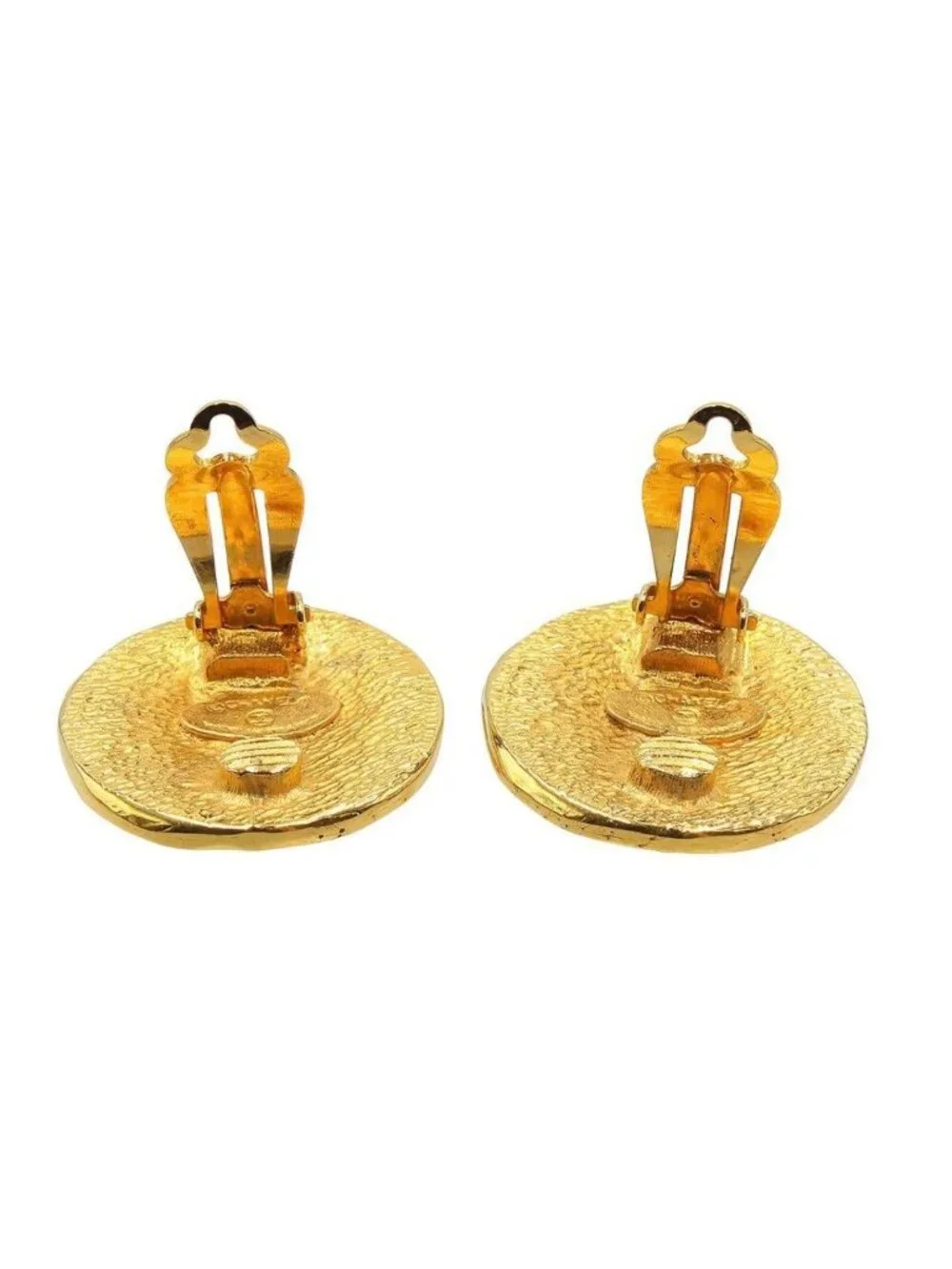 Chanel Cambon Round Earrings